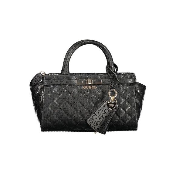 Guess Jeans Black Polyurethane Women Women's Handbag